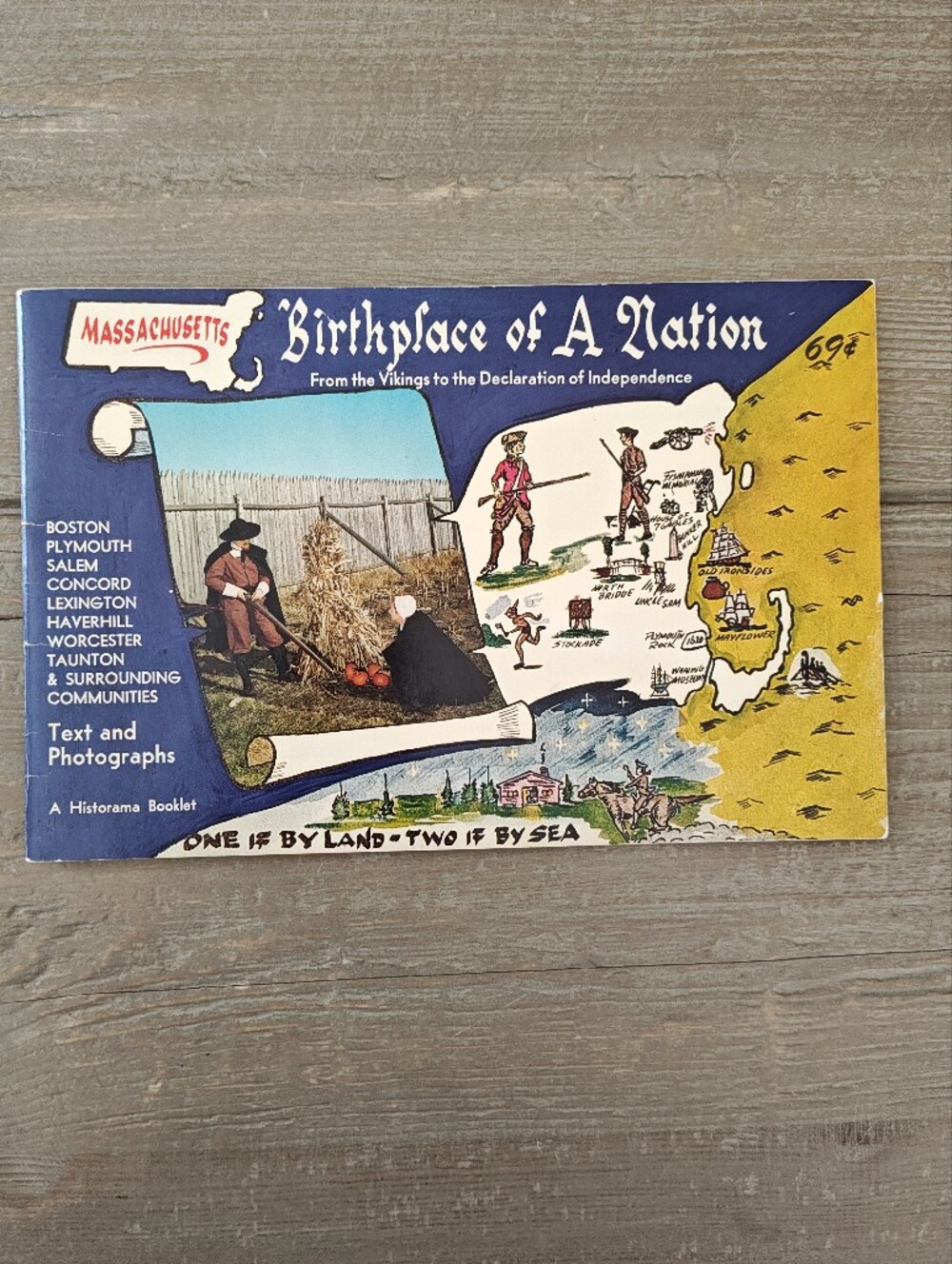 Vintage Birthplace of a Nation Massachusetts Booklet - 1967